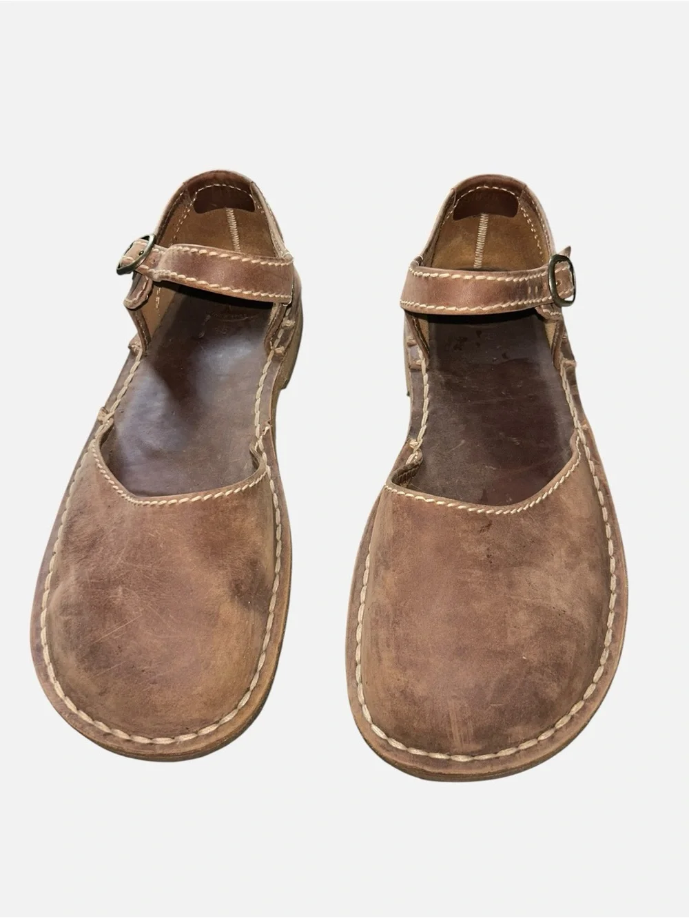 Duckfeet ‘Mols’ Leather Mary Jane Shoes Cocoa EU 45 US Men's 11.5 / 12. Unisex
